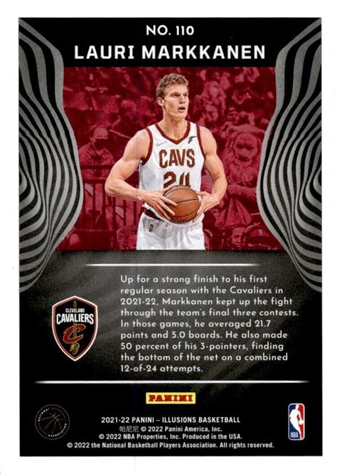 Panini Prizm Lauri Markkanen Cleveland Cavaliers Ebay