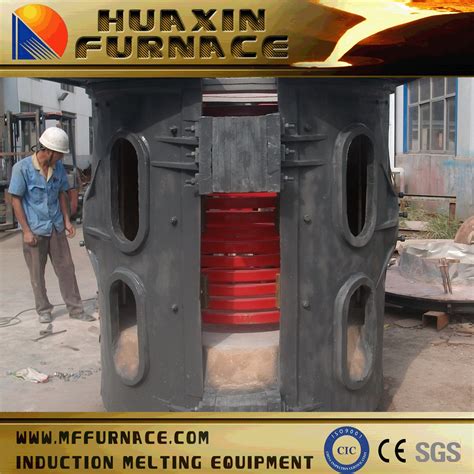 Kg Aluminum Shell Induction Melting Furnace For Aluminum Ingot