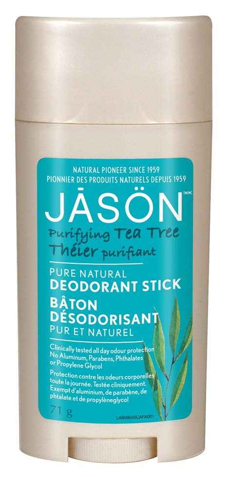 Jason Deodorant, Tea Tree 71g | BuyWell.com - Canada's online vitamin, beauty & health store.