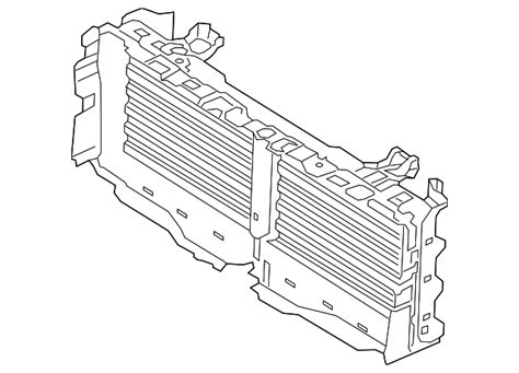 Ft B Radiator Shutter Assembly Nissan Nissan Oem