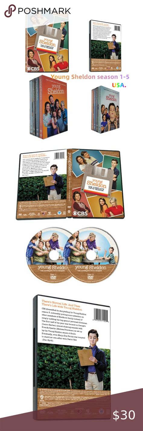 Young Sheldon DVD Complete Series Season 1 2 3 4 5 | Sheldon, Season 1 ...