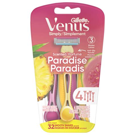 Save On Gillette Venus Simply Paradise Razors Disposable Order Online