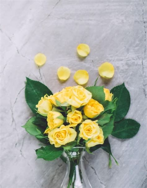 Premium Photo | Yellow roses wedding holiday and floral garden styled ...