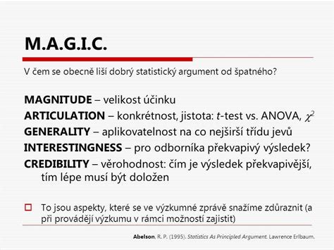 Psy Statistick Anal Za Dat V Psychologii P Edn Ka Ppt St Hnout