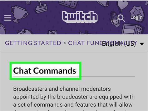 Twitch Mod Commands