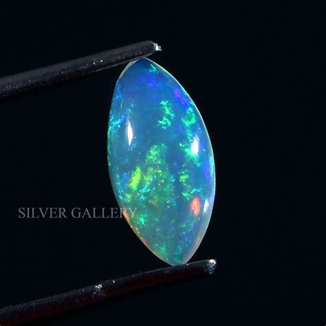 Yellow Fire Opal Natural Ethiopian Opal Gemstone 10x5mm Opal Etsy