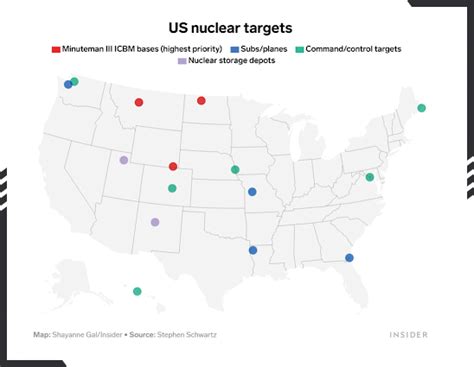 Nuclear Attack Map 2024 Key Targets And Fallout Risks Mira Safety