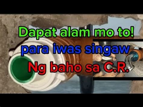 Dapat Alam Mo Kung Paano Magdugtong Ng P Trap Sa Drainage Pvc Pipe