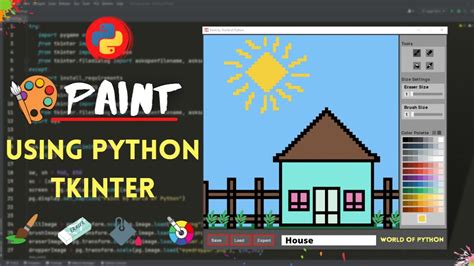 Paint Desktop App In Python How To Create Paint App Using Python