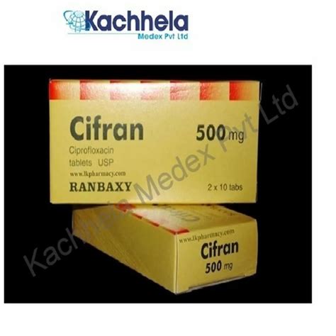 Cifran Ciprofloxacin Tablets USP 500 Mg At Rs 39 97 Box In Nagpur ID