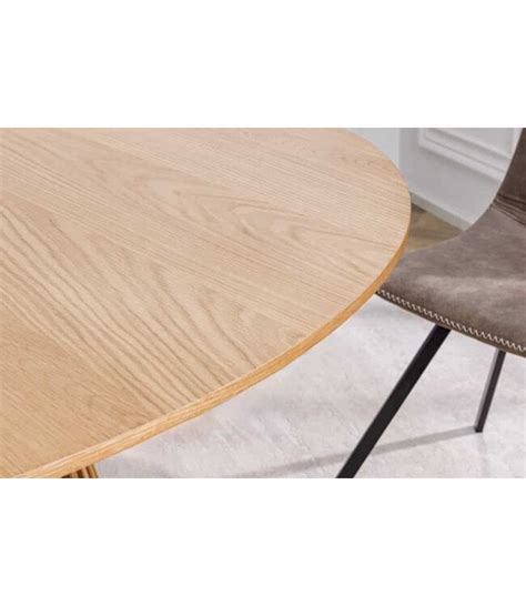 Invicta Interior Ronde Eettafel VALHALLA WOOD 140cm Naturel Eiken