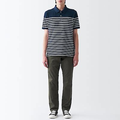 O Polo V I Pique Washed Nam Xl S C Xanh H I Qu N S M Muji