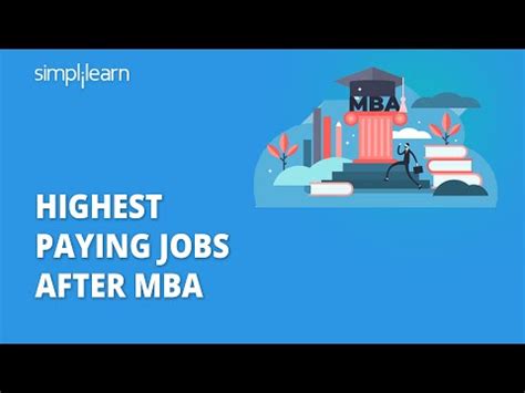 Highest Paying Jobs After Mba Careers In Mba Mba Salary Salary Of