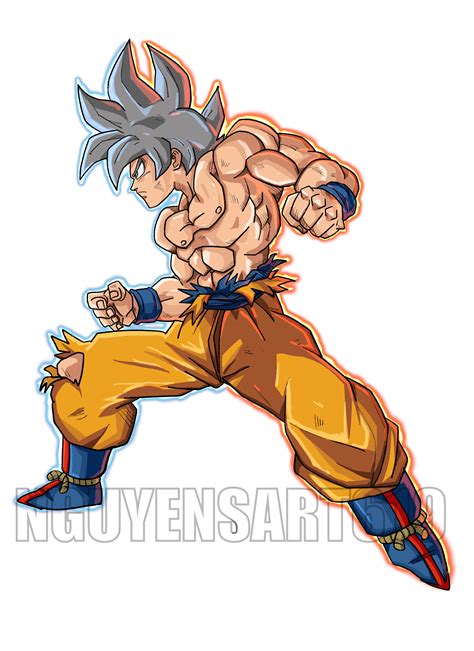 MUI Goku Drawing by nguyen619 on DeviantArt