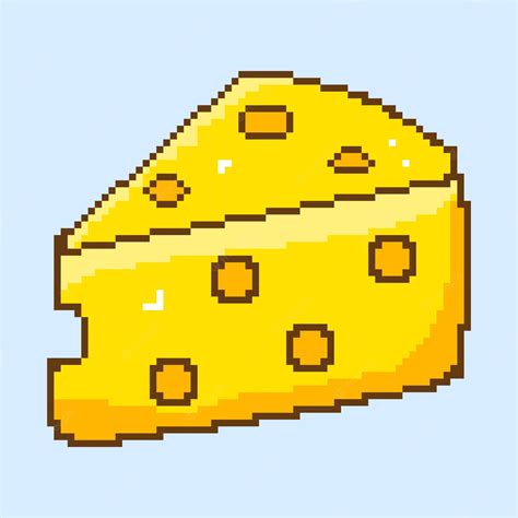 Cheese Pixel Art Easy