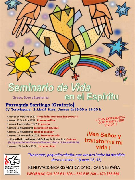 Seminario De Vida En El Esp Ritu En Alcal De Henares Renovaci N