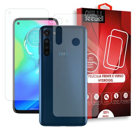 Pelicula Hydrogel HD Frente E Verso Motorola G8 Power 100