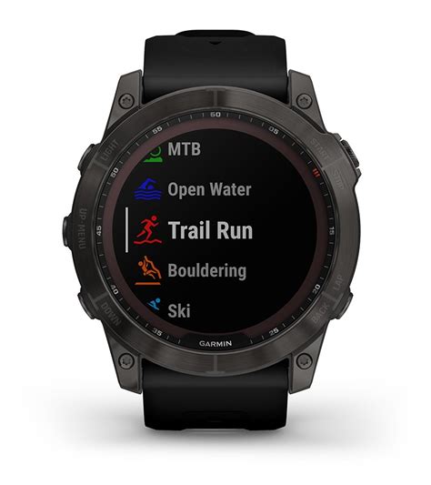 Garmin Türkiye Garmin fenix 7X Sapphire Solar Siyah DLC Titanyum