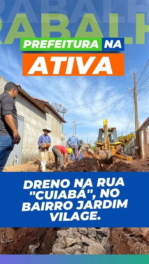 Prefeitura Realiza Obras De Drenagem De água Pluvial Prefeitura