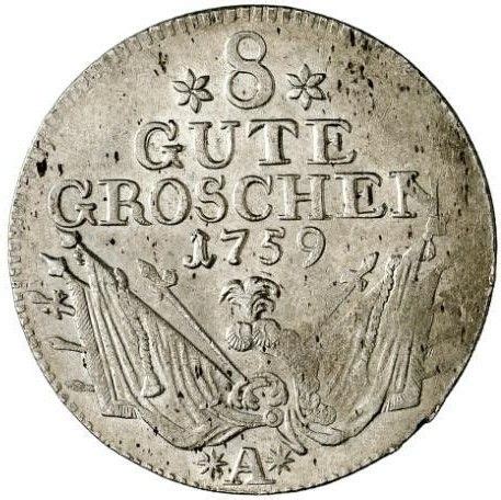 Gute Groschen Friedrich Ii Seven Years War Reino De Prusia