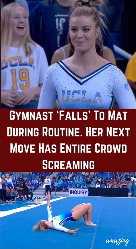 Gymnast Falls To Mat During Routine Her Next Move Has Entire Crowd