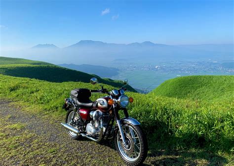 菊りんさんの投稿したツーリング情報 早起きしてミルクロード〜大観峰〜草千里〜 ｜バイクのカスタム ツーリング情報ならモトクル Motocle