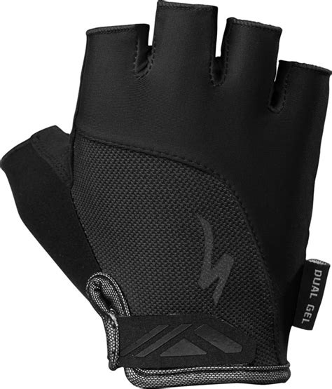 Specialized Women S Body Geometry Dual Gel Short Finger Gloves Black