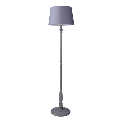 Tofty Grey Floor Lamp | Dunelm