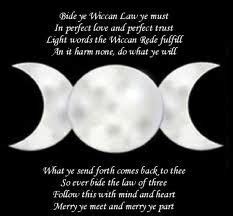 Wicca Creed Wiccan Wiccan Rede Wicca