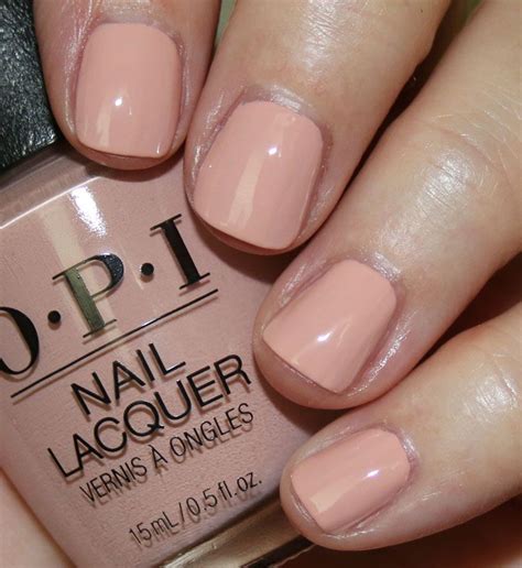 OPI Machu Peach U Is A Soft Sand Peach Creme Nail Polish Swatch