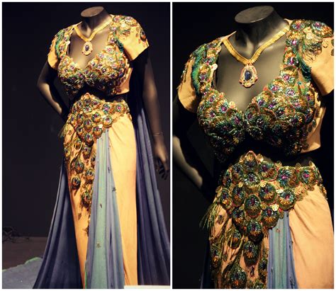 Delilah Costume A Peacock Gown Designed By Edith Head For Film Samson And Deliah 1949