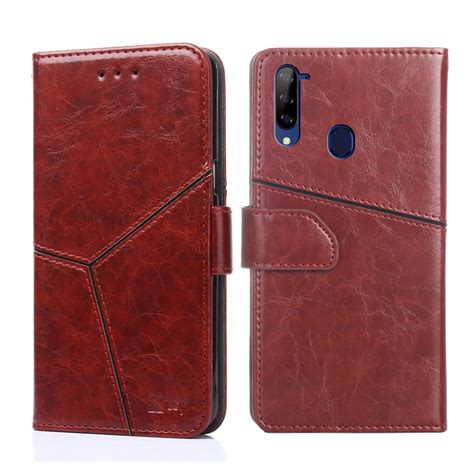 For ZTE Libero 5G Geometric Stitching Horizontal Flip Leather Phone ...