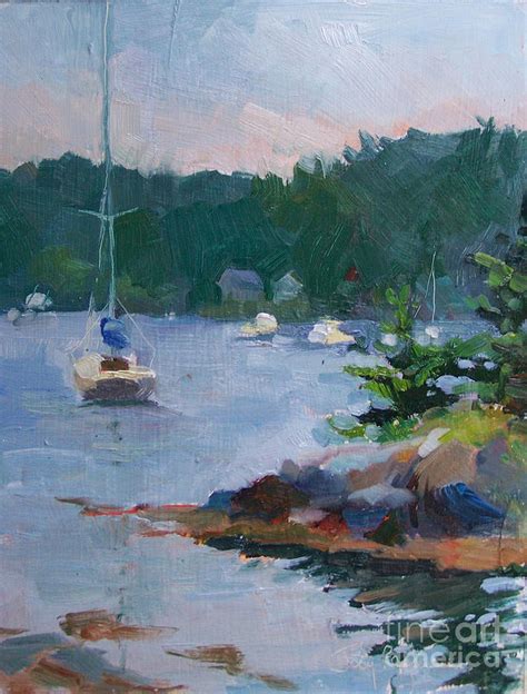 Quiet Cove Painting By Jody Regan Fine Art America