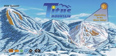 Titus Mountain Trail Map