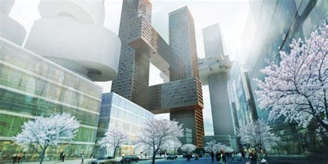 Yongsan Cross Towers Of Culture Big Evolo Architecture Magazine