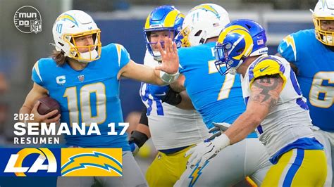 Los Angeles Rams Vs Los Angeles Chargers Semana 17 NFL 2022