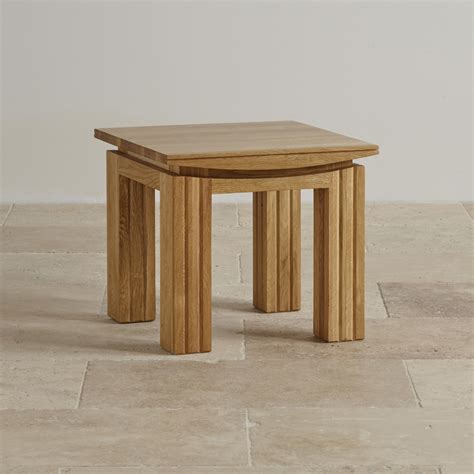 Tokyo Natural Solid Oak Side Table Living Room Furniture