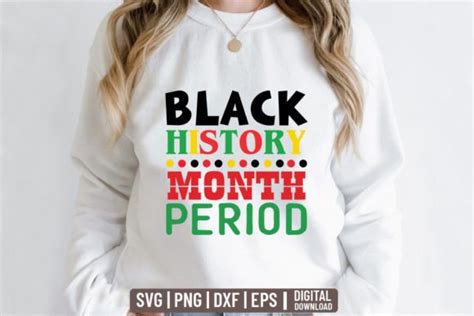 Black History Month Period Svg Graphic By Svg Zone · Creative Fabrica