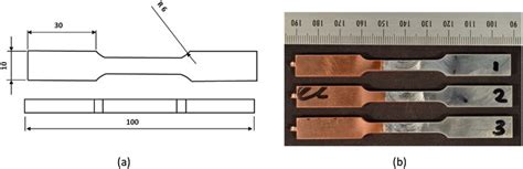 A Dimensions Of The Tensile Sample As Per Astm E Standards B