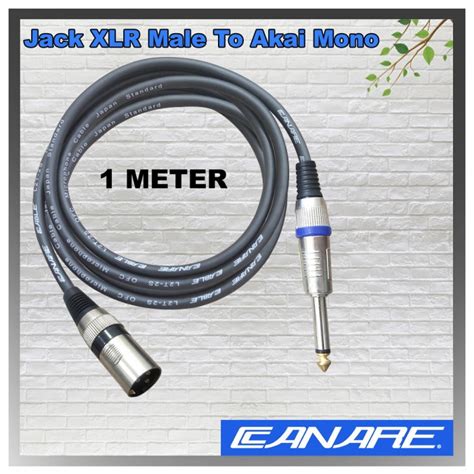 Jual Juan Kabel Audio Jack Xlr Male To Akai Mono Standard Japan