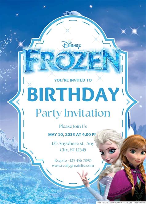 Free Frozen Baby Shower Invitation Templates For Word Artofit