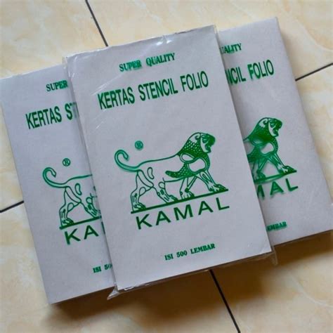 Jual Kertas Buram Kertas Ubi Kertas STENCIL KAMAL Kota Medan Ir