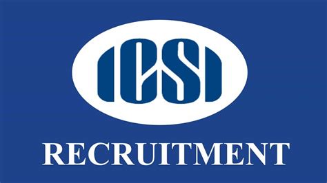 ICSI Recruitment 2024 Apply Here For CRC Executive Post Various