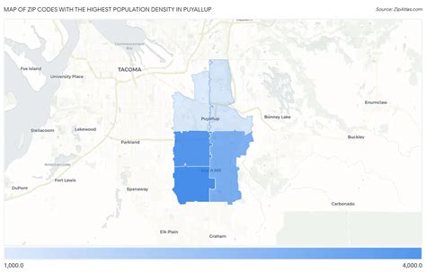 Puyallup Zip Code Map - Celina Anneliese