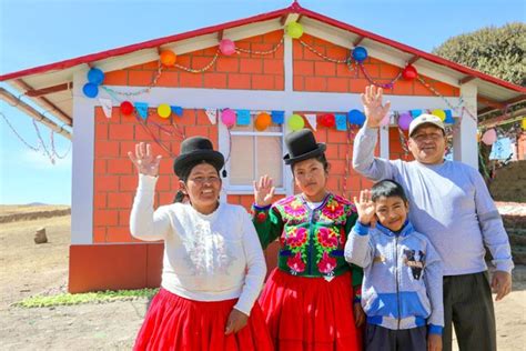 Puno MVCS culminó 43 Sumaq Wasi para familias de centros poblados de