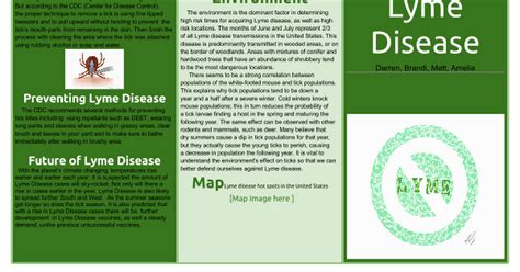 Disease Pamphlet Template