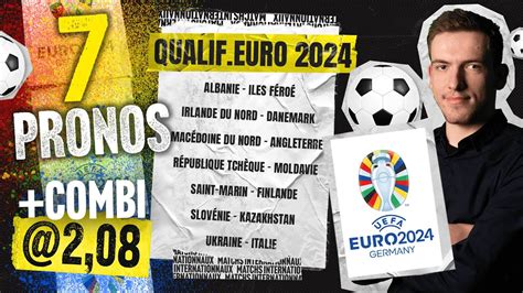 Pronostic Qualification Euro 2024 Ukraine Italie Angleterre