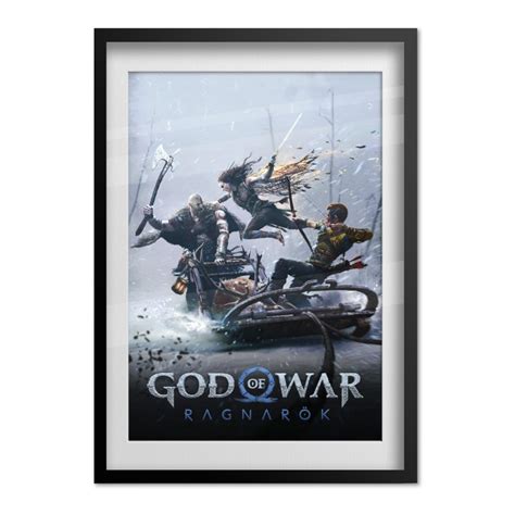 God of War Ragnarök Game Poster Official Book Art Kratos - Etsy