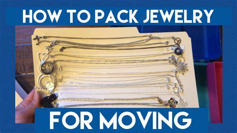 How To Pack Jewelry For Moving Organize And Store Necklaces YouTube