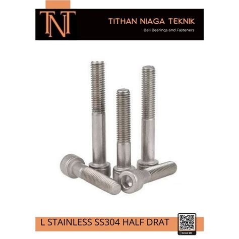 Jual Baut L Stainless M X Drat Ss M X Kunci L Di Lapak